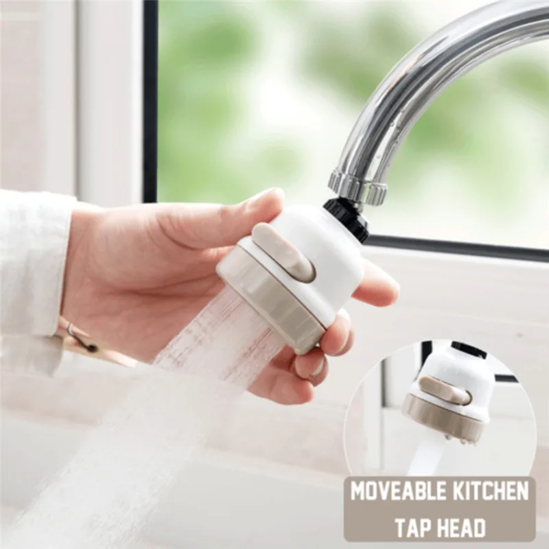 

360° Moveable Home Kitchen Splash Proof Water-saving Water Faucet Filter Sprinkler Head Water tap Kitchen Bathroom Accessories