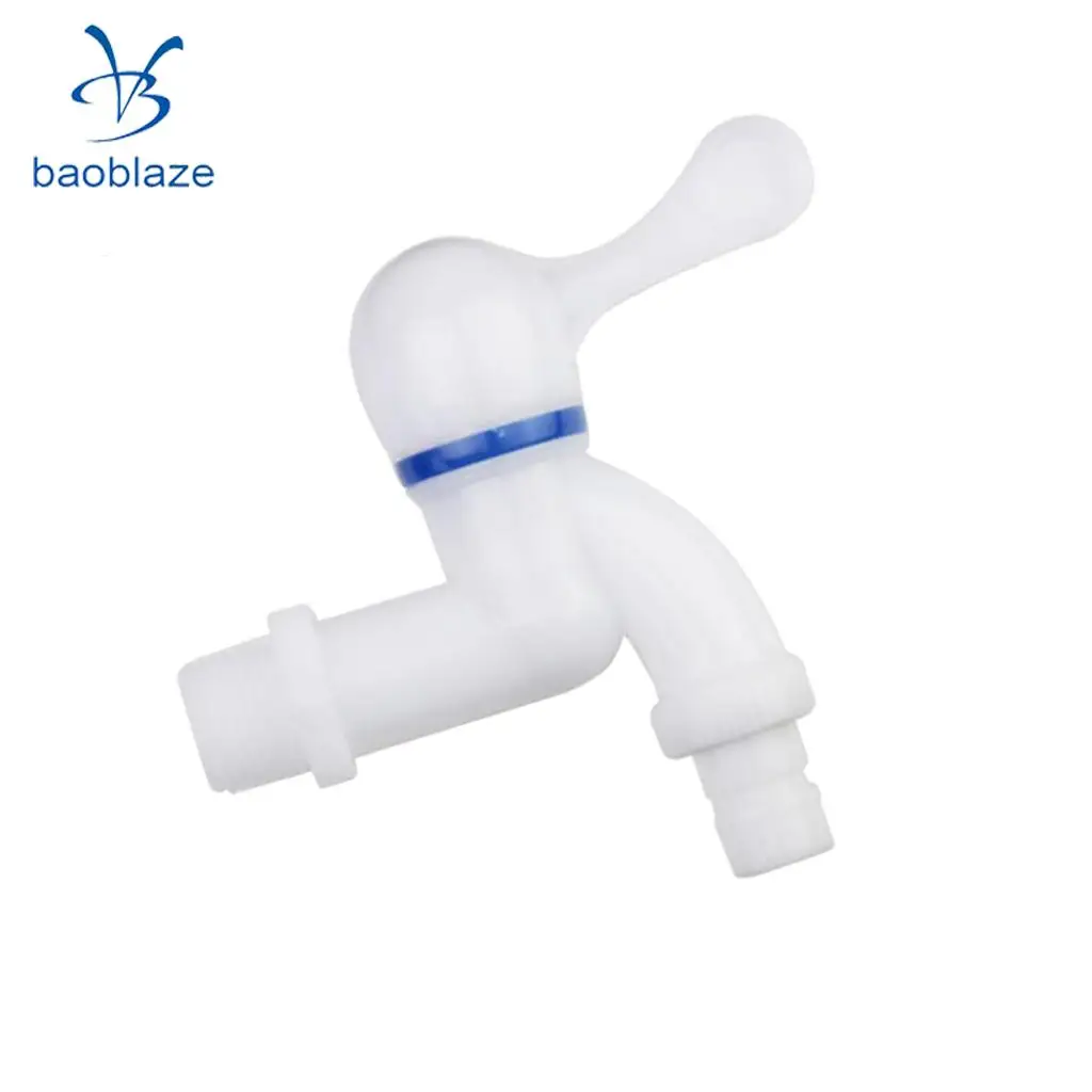 20mm Male Tread Plastic Water Faucets Yard Garden Washing Machine Water Taps, 3 Designs