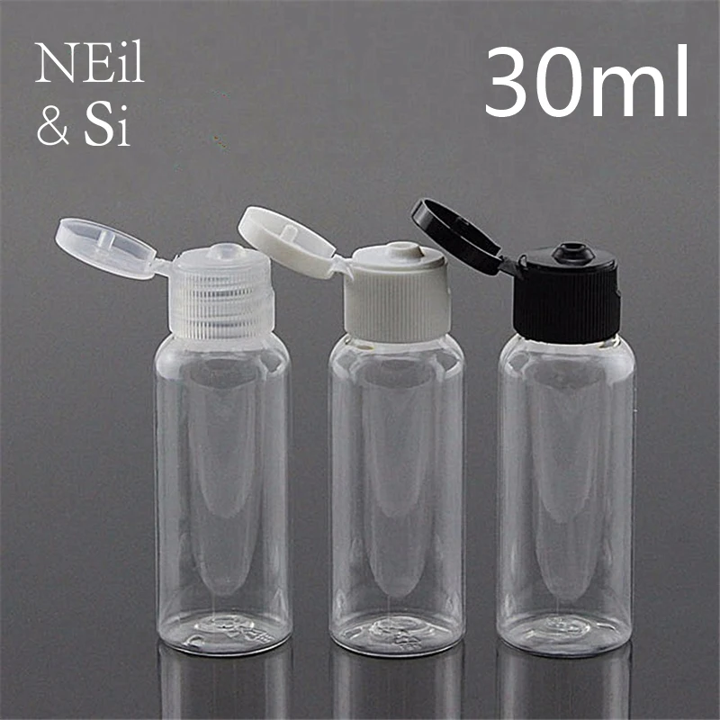 Пластиковая бутылка для косметического крема и лосьона 30 мл|travel set|bottle travelbottle