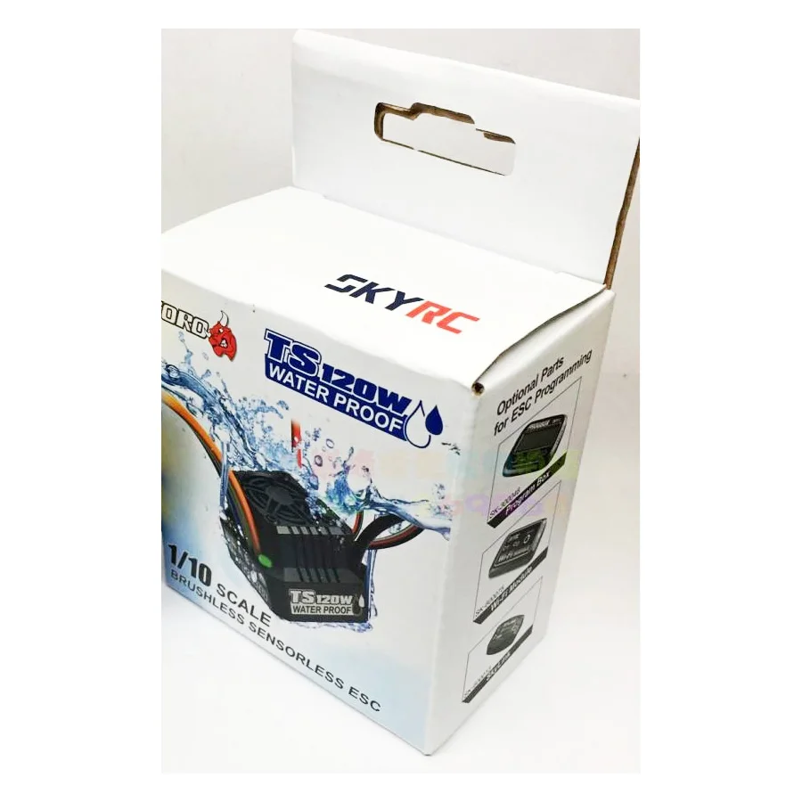 

SKYRC TORO TS120W Water Proof ESC IP67 Anti-Water Brushless sensorless Motor 120A 760A esc 1/10 on off road car SCT buggy