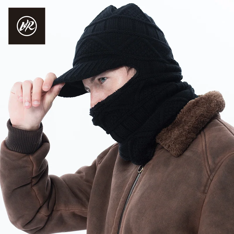 VIS ROCK Beanie Balaclava Winter Beanies For Men Women Branded Winter