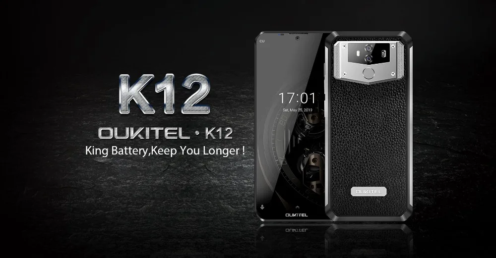 OUKITEL K12 6,3 дюймов 4G смартфон MT6765 Helio P35 Восьмиядерный 2,3 ГГц 6 ГБ ОЗУ 64 Гб ПЗУ мобильный телефон 10000 мАч 5 В/6а Быстрая зарядка