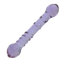 Длинные двухстороннее стекло кристалл Реалистичные дилдо большой фаллоимитаторы для женщин Эротические товары сексуальные игрушки для