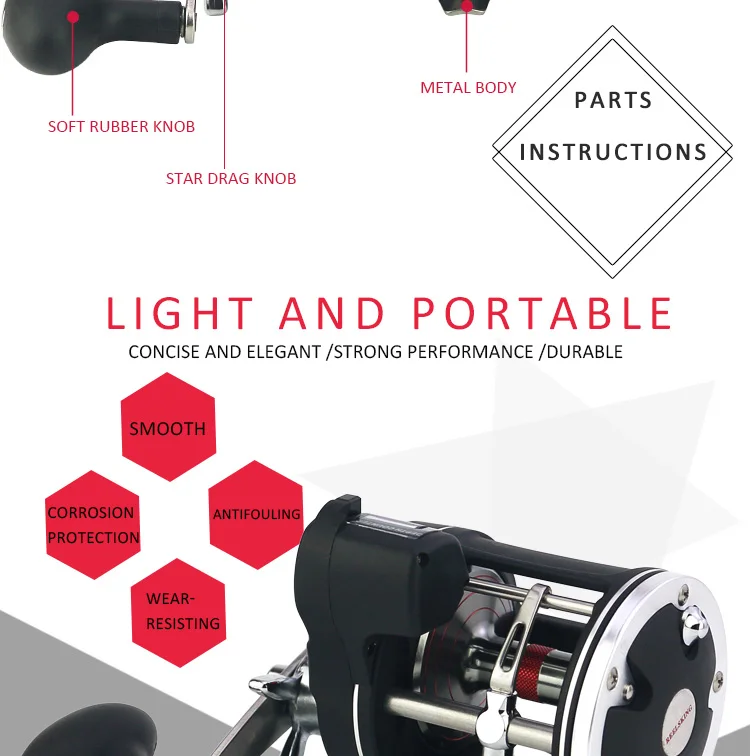 REELSKING 12+ 1BB 3,8: 1 новая троллинговая Рыболовная катушка, литая морская Рыболовная катушка, катушка для морской ловли