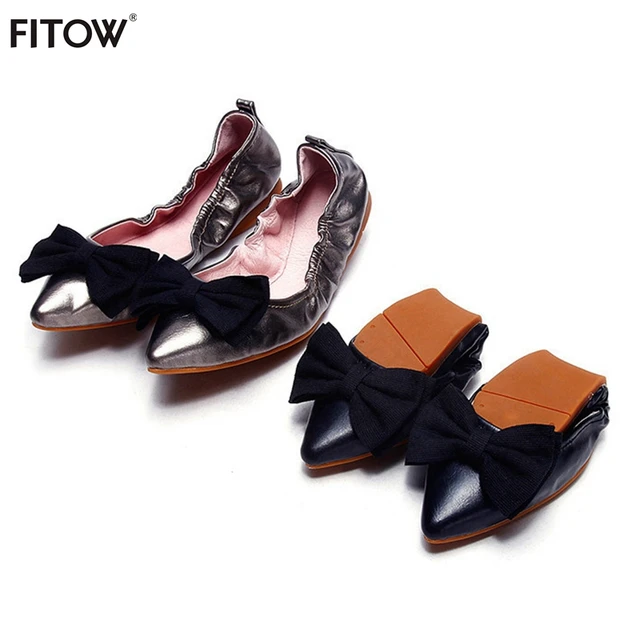 Bout Ballerine Cuir Mode Féminine En Femmes Pointu Chaussures TJclF3uK15