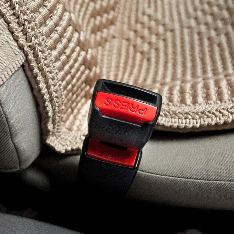 

3 Color 1Pc Car Seat Belt Clip Extender Safety Seatbelt Lock Buckle Plug Thick Insert Socket Car Accessories