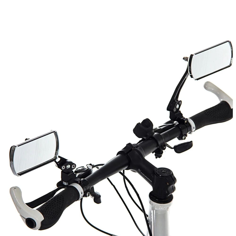 

Rectangle Bicycle Rear View Mirror Reflective Safety Cycling Handlebar 2017 New 360 Rotate Adjustable Mountain Bike accessories