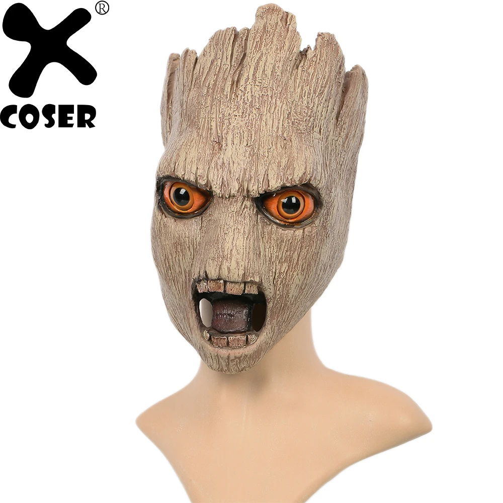 

XCOSER Groot Mask Latex Full Head Helmet Guardians Of The Galaxy Vol.2 Cosplay Costume Accessories Halloween Party Cosplay Mask