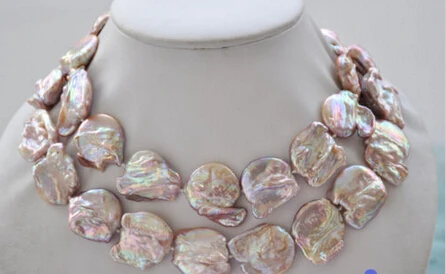 

song voge gem nanJ0610 lavender coin freshwater pearl necklace