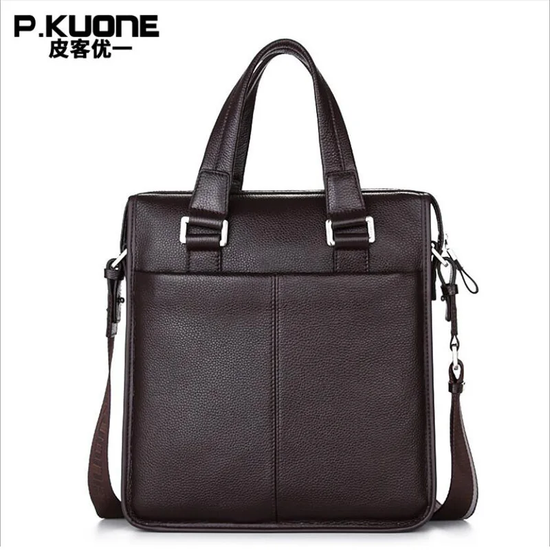 Новая мужская сумка из натуральной кожи, роскошный бренд, мужской деловой портфель, сумки-мессенджеры, высокое качество, мужская сумка на плечо