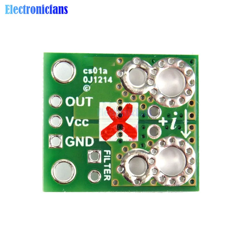 ACS714 5A 20A 30A 5V изолированный Датчик тока разделительная плата фильтр сопротивления