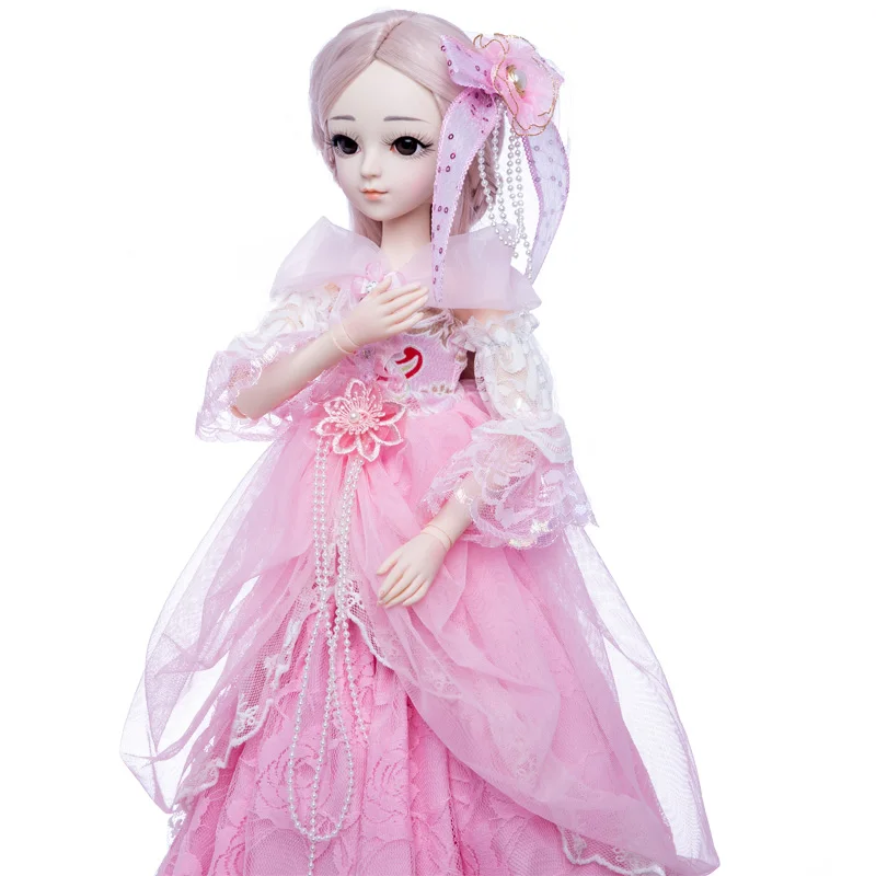 Принцесса Анна 1/3 60 см BJD кукла DIY Мода парик кукла одета принцесса кукла девочка игрушки
