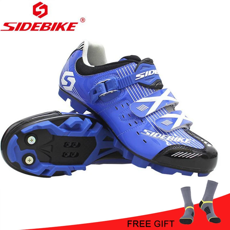 SIDEBIKE MTB Cycling Shoes Reflective Blue Yellow Red White Riding