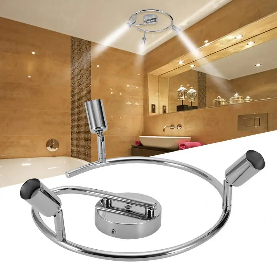 

Recessed Light 86-265V 9W GU10 3 Heads LED Ceiling Light Downlight Recessed Lamp for Wall Living Room