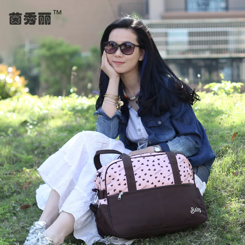 

Elegant Printing Multi-functional Large Capacity Mother Bag Shoulder Messenger Mummy bag