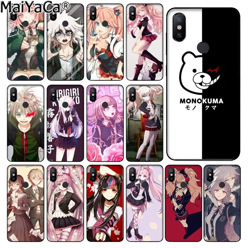 

MaiYaCa danganronpa Colorful Cute Phone Case for Xiaomi Redmi 5 5Plus Note4 4X Note5 6A Mi 6 Mix2 Mix2S