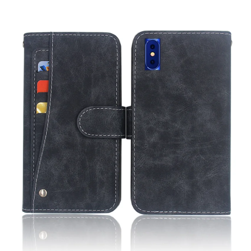 

Hot! HomTom H10 Case High quality flip leather phone bag cover case for HomTom H10 with Front slide card slot