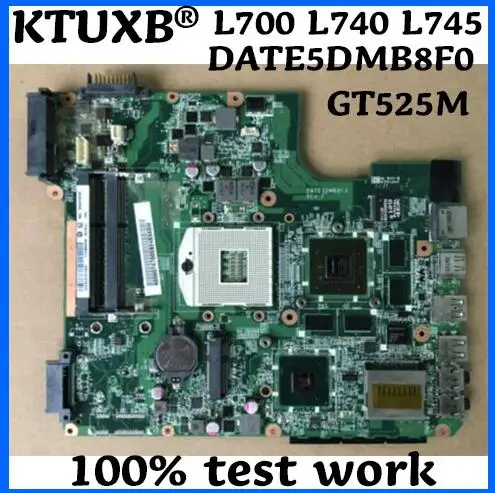

KTUXB DATE5DMB8F0 A000074700 for Toshiba L700 L740 L745 notebook motherboard PGA989 HM65 GT525M 100% test work