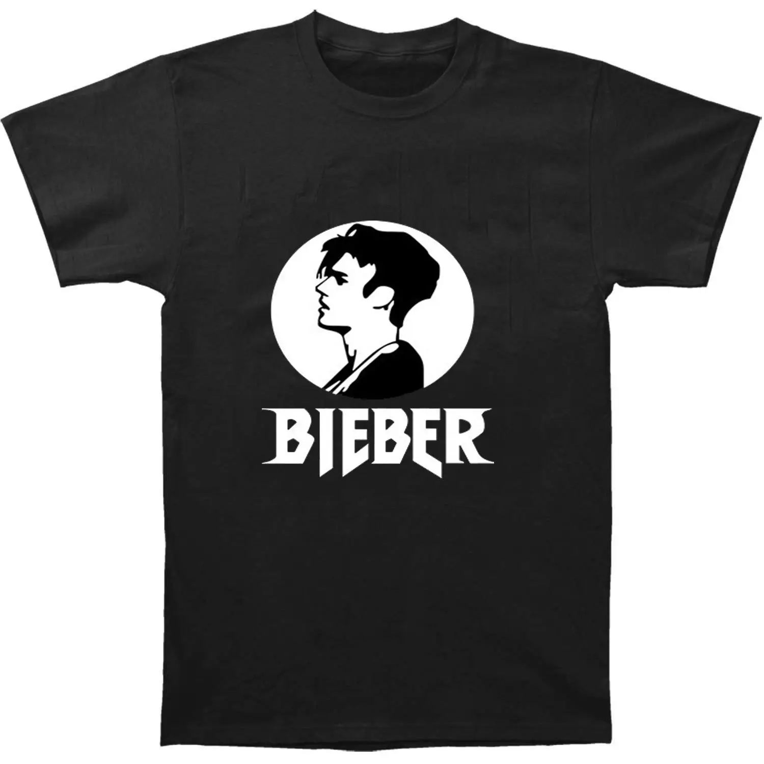 Men's Purpose Tour Justin Bieber Printed Pop Music Cotton T Shirts Black Shirt Tops Summer Cool Funny T-Shirt Plus Size | Мужская