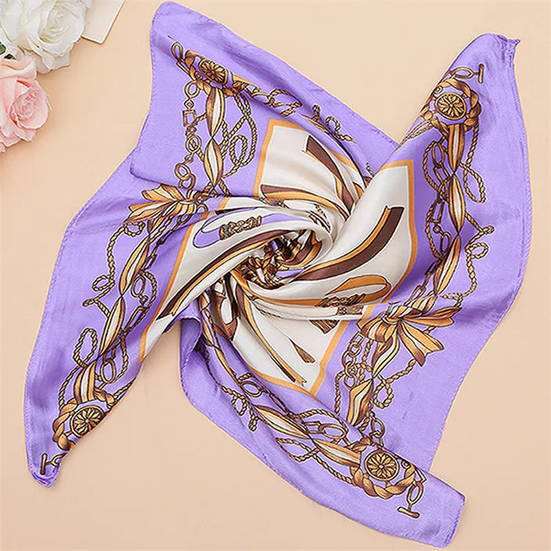 

Hot Selling Women Fashion Scarves Ethnic Style Autumn Winter Square Scarves Kerchief High Quality Silk Air Conditioning Scarf