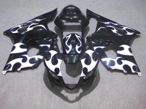 

Injection mold Fairing kit for SUZUKI GSXR1000 K3 03 04 GSXR 1000 2003 2004 White black Motorcycle Fairings set+7gifts SQ10