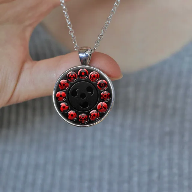 Naruto Red Eye Ball Pendant Necklace