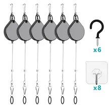 6pcs/set Retractable VR Hooks Practical Durable Management For HTC VIVE NEW Version System