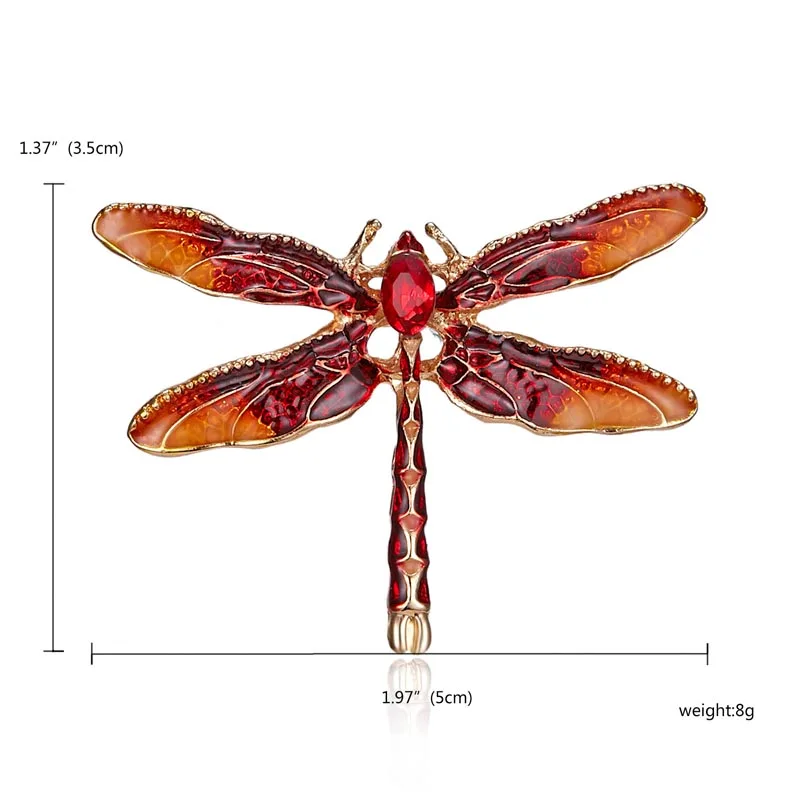Дятел стрекоза форма Ласточки насекомые Брошь булавка синий красный зеленый металлический шарф булавки для женщин детская одежда аксессуары ювелирные изделия