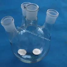 500 мл 4 шеи(четыре шеи) круглодонная колба, одно горлышко, тяжелая стена, 24/29 шарнир