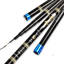 Карбоновая удочка 8 м портативная Удочка Тайвань рыба ручная удочка