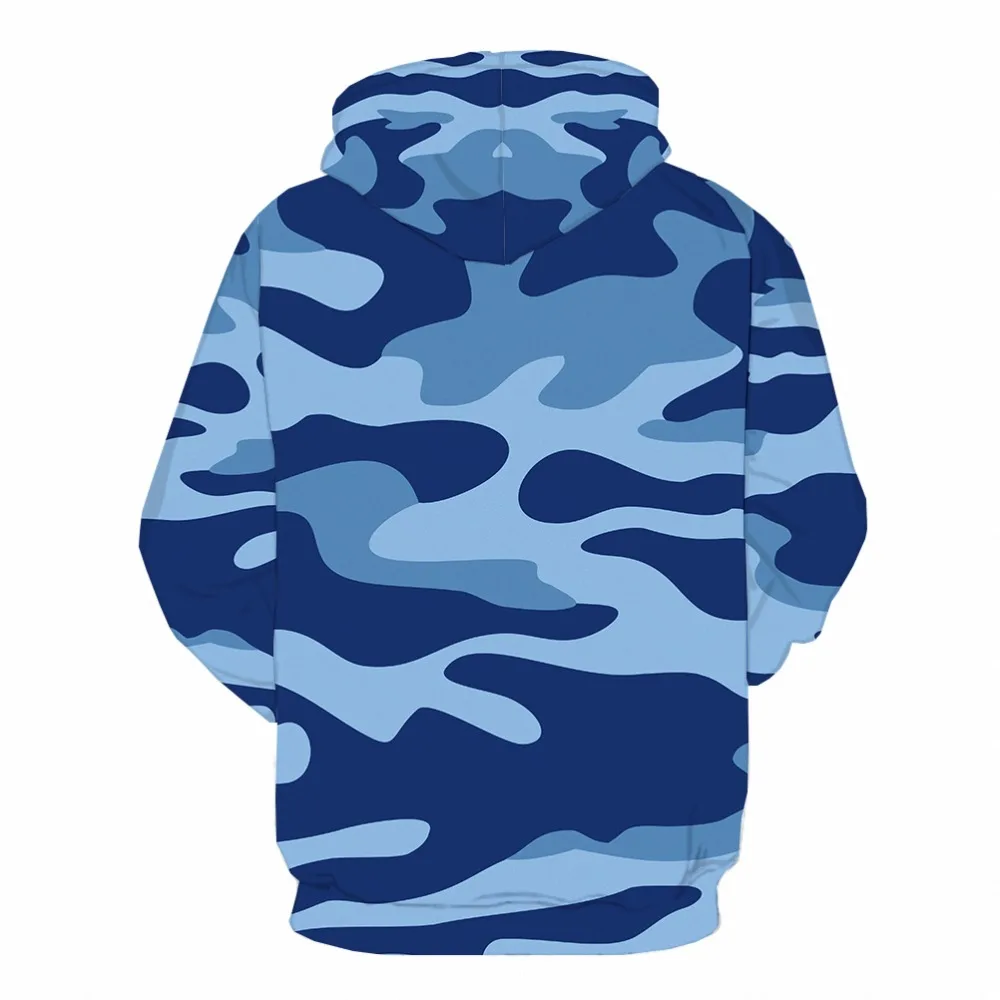 blue camo hoodie mens