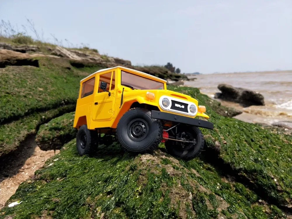 WPL C34 C34KM C34K новейший Радиоуправляемый автомобиль Toyota FJ40 4WD альпинистский внедорожный грузовик цельнометаллический C34KM автомобиль с дистанционным управлением металлический DIY модифицированный