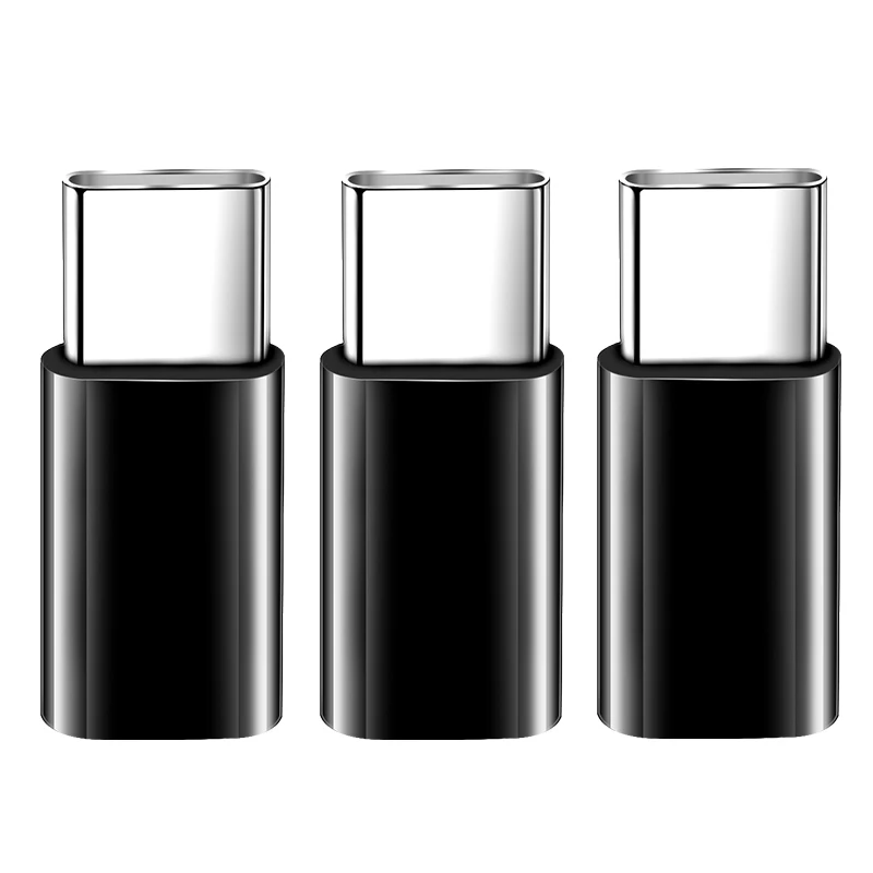 NYFundas 3PCS Typec to Micro Usb For Samsung Galaxy A5 A3 2017 S9 Plus j7 Pro Huawei Mate 10 Pro Usbc Connector Type-c Adapter (8)