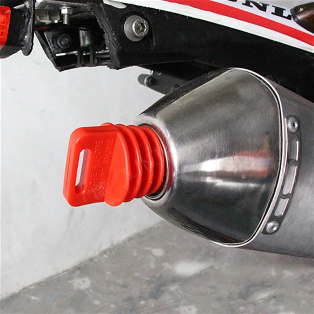 

Motorcycle Exhaust Pipe 15-38MM Motocross Exhaust Muffler Wash Plug Mute With Pipe Move Blow-Down Fit Silence