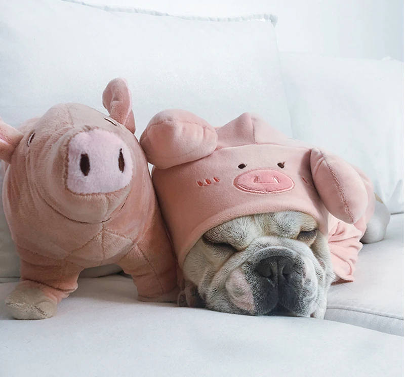 Одежда для собак розовая свинка