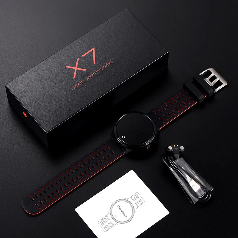  Bluetooth Smart Watch X7 pk X6 Sport Band Men and Women Health Smart Tracker for Android and iphone