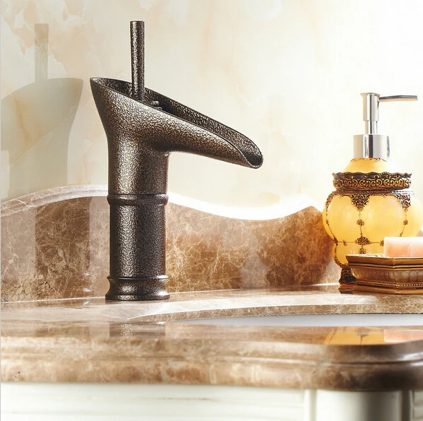 Free Shipping New Style Open Spout Water Tap Bathroom Vessel Sink