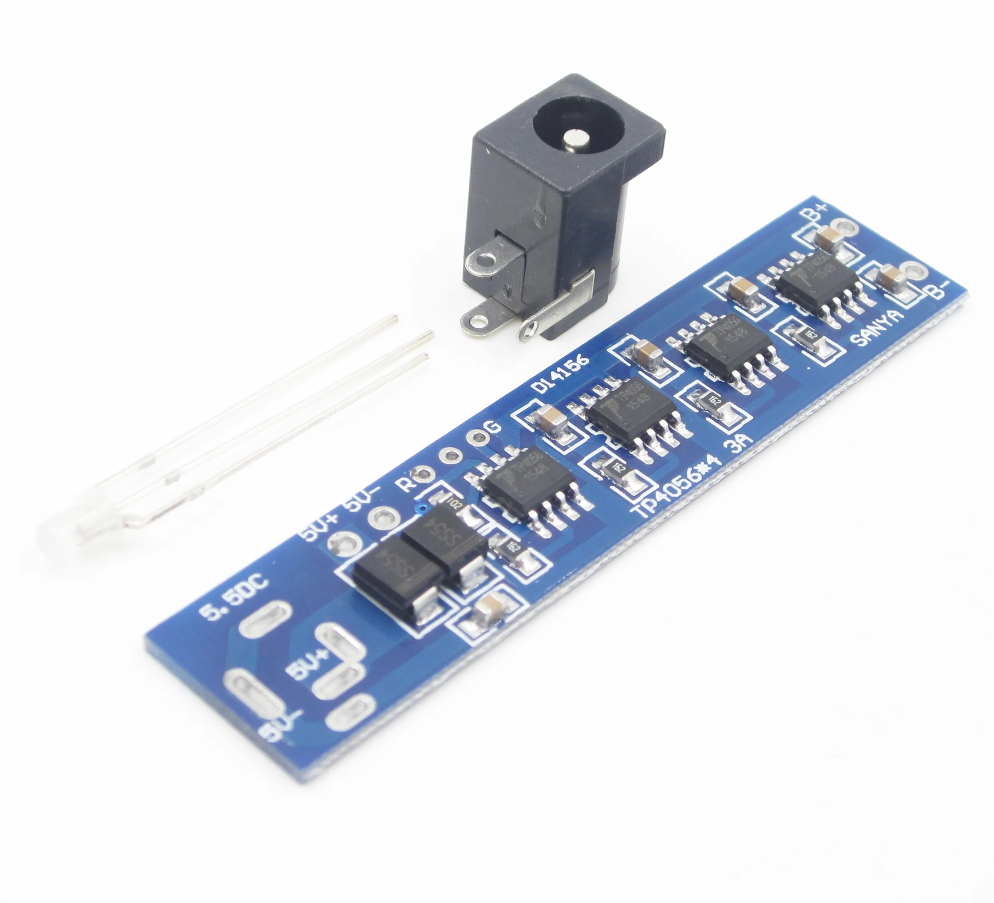 

TP4056 Lithium Battery Charging Board 3A 4.2V High CurrentCharger Module
