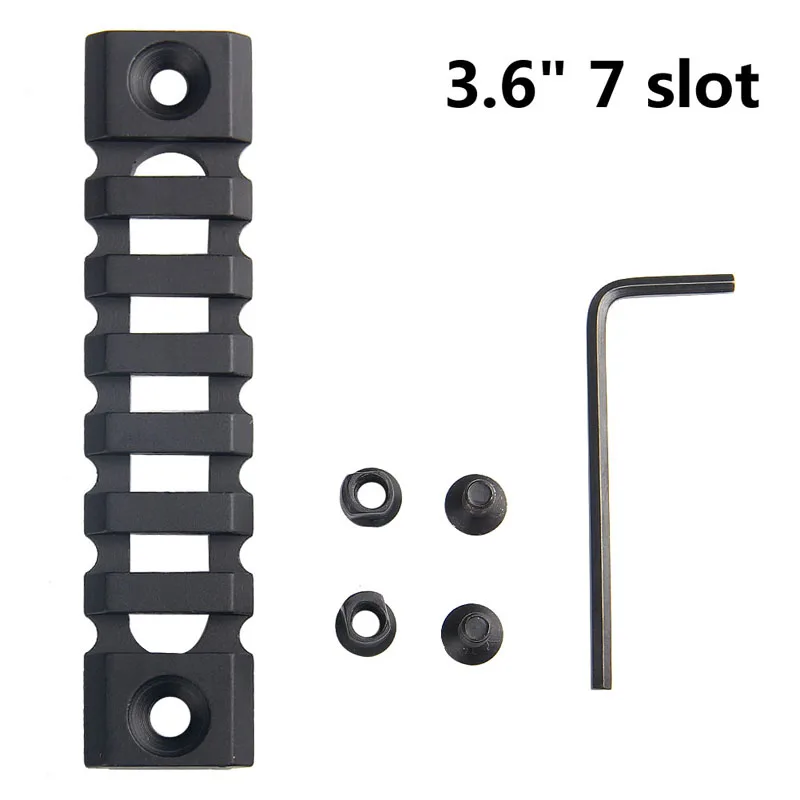 2 inch 3 Slot 3inch 5inch Slot 3.6inch 7 Slot Aluminum Keymod Scope Mount Picatinny Weaver RL1-0022 (2)
