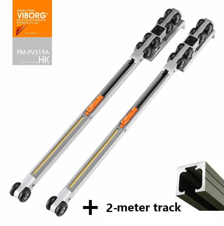 Viborg 20 Wheels Super Smooth Quiet Soft Close Hanging Sliding