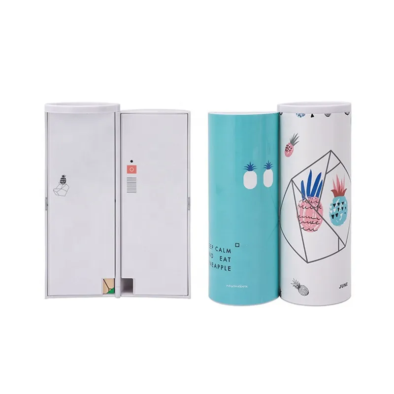 

Double Sided 2 Layers Korean Pencil Box 2019 Newmebox Simple Trend Creative Multifunction Cylindrical Stationery Pen Holder Case