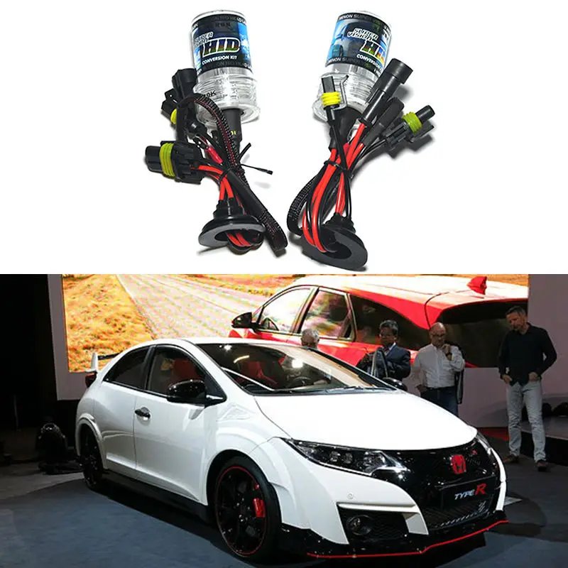 Hid Xenon faros bombillas para Honda Civic Type R EP3 FD2 / FN2 / FK2 niebla conversión de luz Hid Xenon faros bombillas para Honda Civic Type R EP3 FD2 / FN2 / FK2 niebla conversión de luz