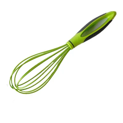 

New Style Silicone Egg Beaters Kitchen Tools Hand Egg Mixer Cooking Foamer Wisk Cook Blender Silicone + PP Comfortable Handle