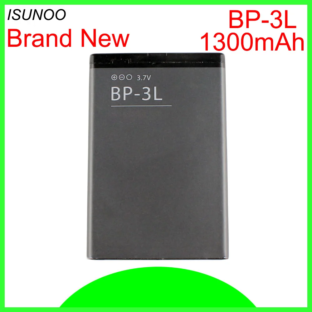 Аккумулятор ISUNOO для телефона Nokia Lumia 710 510 603 303 610 3030 505 610C 900 1300 мАч | Мобильные