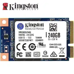 Kingston SSDNow MS200 накопитель MSATA твердотельный накопитель 120 ГБ 240 ГБ Internal Solid State Drive жесткий диск для ноутбука настольных ПК