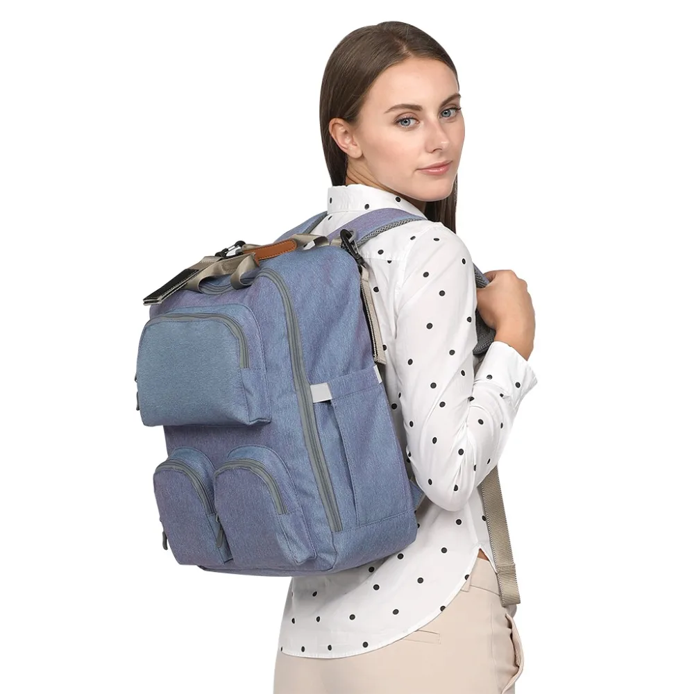 Новая европейская американская Водонепроницаемая модная многофункциональная сумка на плечо для мам Большая вместительная сумка для беременных женщин