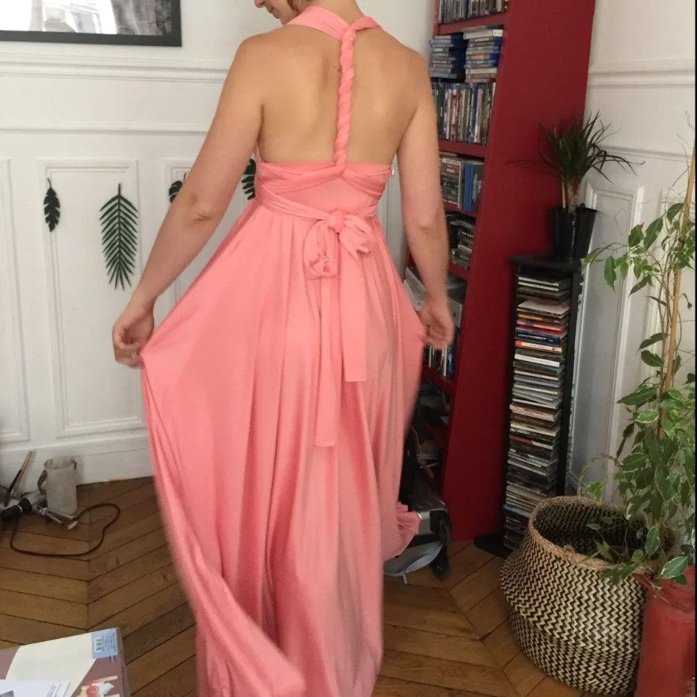 infinity dress light peach