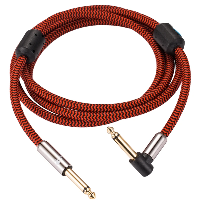  Hifi Guitar Cable L Angled MONO 6.35mm 1/4