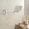 Bath Mirrors 3 X Magnifying Mirror Wall Makeup Mirror of Bathroom 1 Sided Lady Square Folding Cosmetic Mirrors With Arm 6208 4