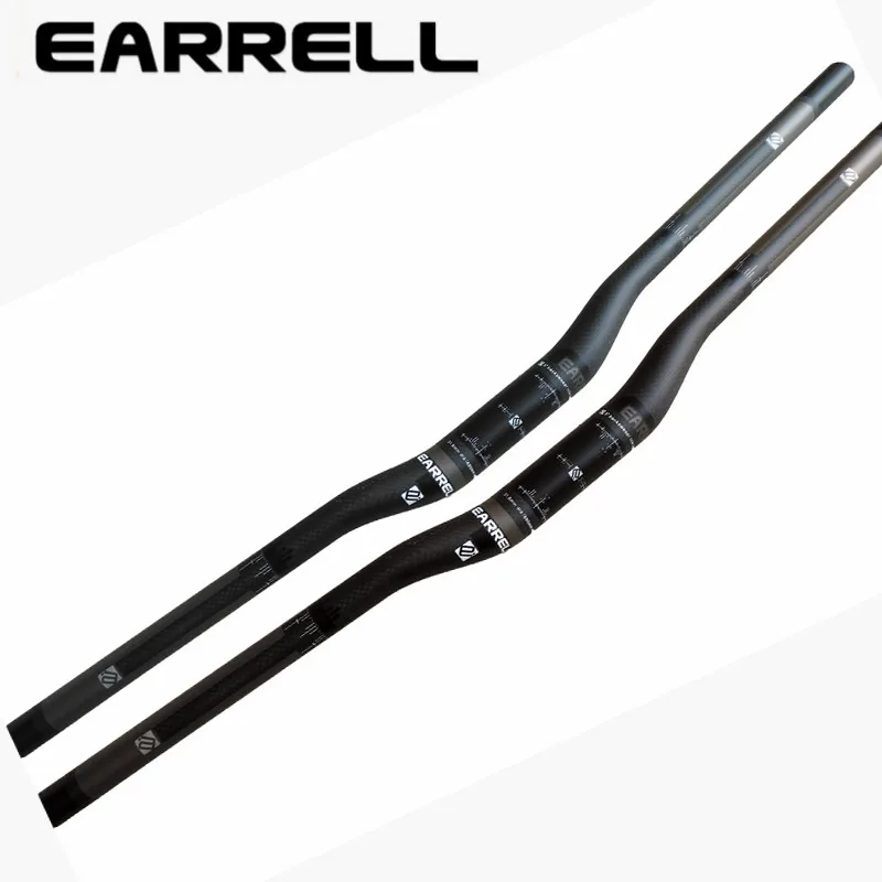 

EARRELL Stock Ultralight 3K Carbon MTB handlebar Carbon Mountain Bike Handlebars Carbon rise Parts 31.8*600-760mm